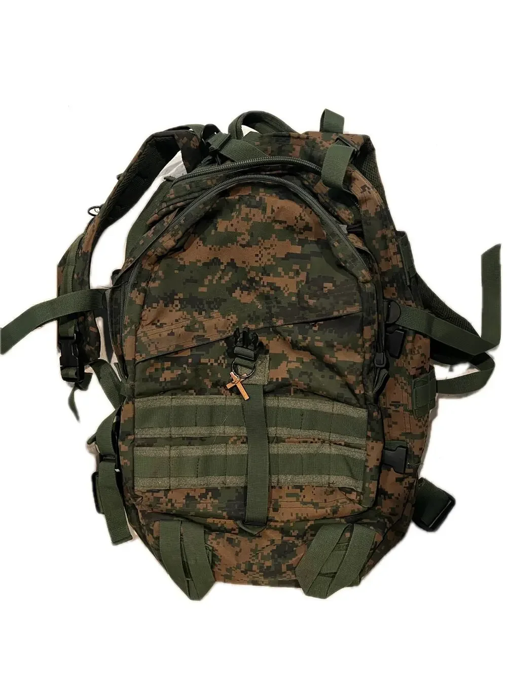 Mercury Green Brown Camo XL Tactical Backpack